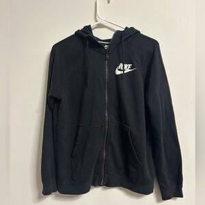 Nike Black Zip Up Sweater
